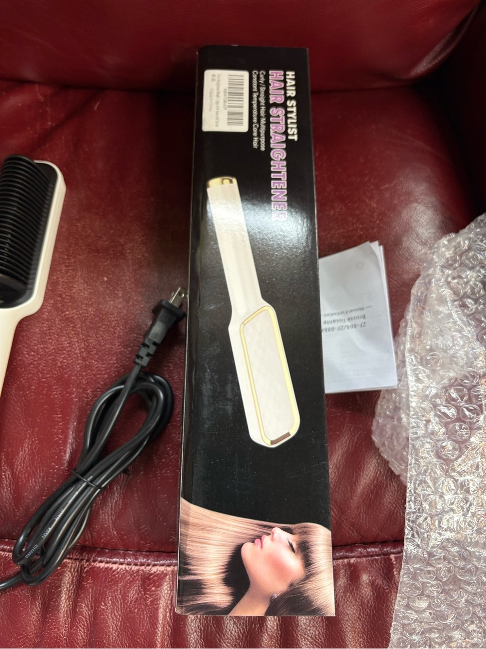 Comb Hair Stylist Hair Straightener -with hair essentials